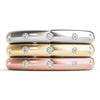 Stackable Bezel Set Fashion Band in Gold