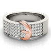 Diamond Fashion Bands in Gold