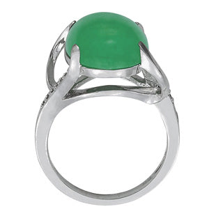 Oval Color Ring in Gold