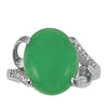 Oval Color Ring in Gold