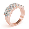Multirow Prong Fashion Ring in Gold