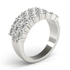 Multirow Prong Fashion Ring in Gold