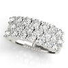 Multirow Prong Fashion Ring in Gold