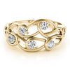 Swirling Fashion Ring in Gold