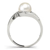 Bypass Pearl Color Ring in Gold