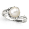 Bypass Pearl Color Ring in Gold