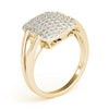 Diamond Fashion Cluster in Gold