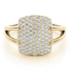Diamond Fashion Cluster in Gold