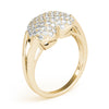 Diamond Fashion Cluster in Gold