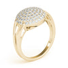 Diamond Fashion Cluster in Gold