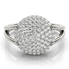 Diamond Fashion Cluster in Gold