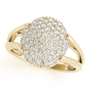 Diamond Fashion Cluster in Gold