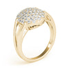Diamond Fashion Cluster in Gold