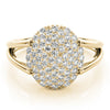 Diamond Fashion Cluster in Gold