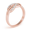 Diamond Love Knot Ring in Gold