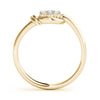 Cluster Love Knot Fashion Ring in Gold
