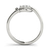 Cluster Love Knot Fashion Ring in Gold