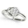 Cluster Love Knot Fashion Ring in Gold