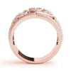 Vintage-Inspired Bezel Set Milgrain Band in Gold