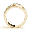 Vintage-Inspired Bezel Set Milgrain Band in Gold