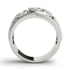 Vintage-Inspired Bezel Set Milgrain Band in Gold