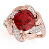 Princess & Cushion Gemstone Fashion Ring in Gold (2.61 cttw)