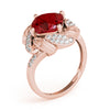 Princess & Cushion Gemstone Fashion Ring in Gold (2.61 cttw)