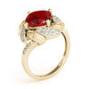 Princess & Cushion Gemstone Fashion Ring in Gold (2.61 cttw)