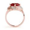 Princess & Cushion Gemstone Fashion Ring in Gold (2.61 cttw)