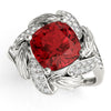 Princess & Cushion Gemstone Fashion Ring in Gold (2.61 cttw)