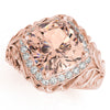 Princess & Cushion Gemstone Fashion Ring in Gold (5.26 cttw)