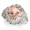 Princess & Cushion Gemstone Fashion Ring in Gold (5.26 cttw)
