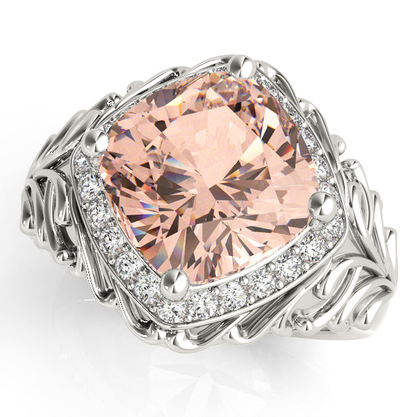 Princess & Cushion Gemstone Fashion Ring in Gold (5.26 cttw)