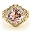 Princess & Cushion Gemstone Fashion Ring in Gold (5.26 cttw)