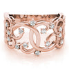 Swirl Fashion Ring in Gold