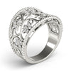Floral Filigree Fashion Ring in Gold