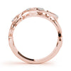 Filigree Prong Set Fashion Rings in Gold