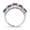 5 Stone Oval For Gemstones in Gold (0.65 cttw)