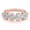 Round Diamond Fashion Band in Gold