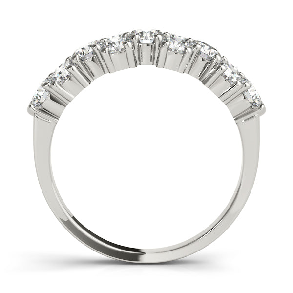 Round Diamond Fashion Band in Gold