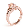 Filigree Oval Cut Color Ring in Gold