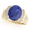 Oval - Textured Color in Gold (5.06 cttw)