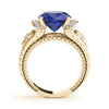 Oval - Textured Color in Gold (5.06 cttw)