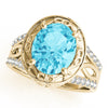 Oval-Split Shank Design in Gold (2.55 cttw)