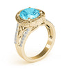 Oval-Split Shank Design in Gold (2.55 cttw)