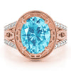 Oval-Split Shank Design in Gold (2.55 cttw)