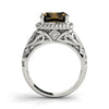 9mm Cushion Diamond Fashion Ring in Gold (3.62 cttw)