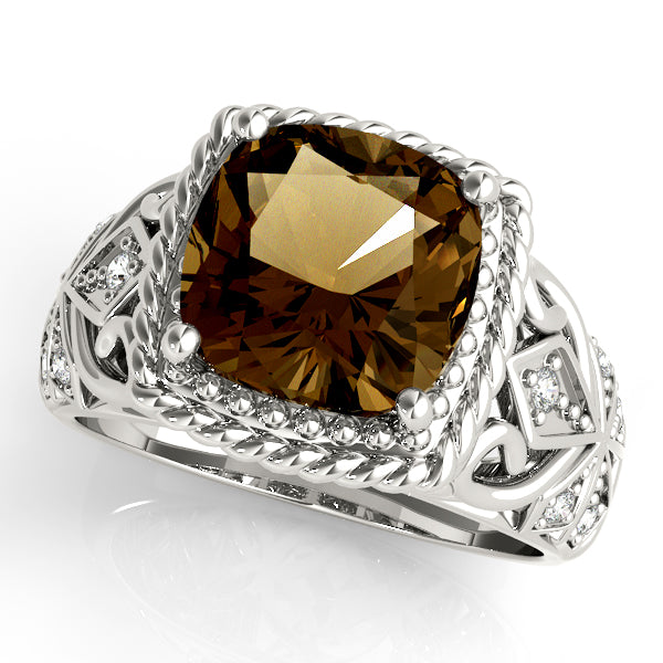 9mm Cushion Diamond Fashion Ring in Gold (3.62 cttw)