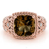 9mm Cushion Diamond Fashion Ring in Gold (3.62 cttw)