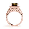 9mm Cushion Diamond Fashion Ring in Gold (3.62 cttw)